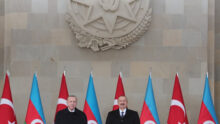 @RTErdogan #Türkiye #Cumhurbaşkanı: “#Karabağ #Azerbaycan’dır. #Karabağ artık anavatanıyla kucaklaşmış, 30 yıllık hasret son bulmuştur!”