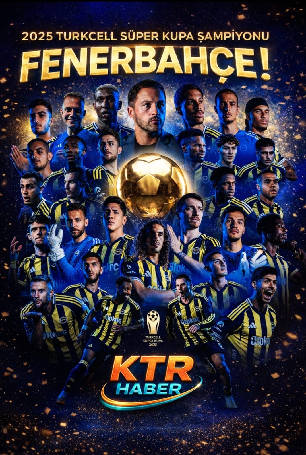 2025 Turkcell Süper Kupa Şampiyonu Fenerbahçe!