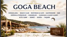 GOGA BEACH; KONAKLAMA • BEACH CLUB • RESTORAN & CAFE • GASTRONOMİ • BAR • DÜĞÜN & ETKİNLİKLER • KONSERLER • KARAVAN & ÇADIR KAMPI • KITE SURF • DENEYİM • DOĞA • YAŞAM