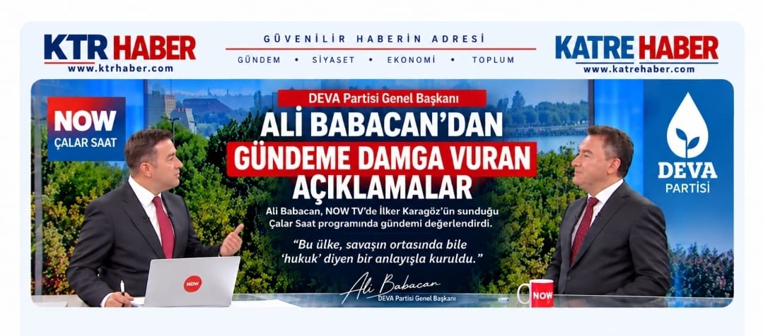 ALİ BABACAN, NOW TV ÇALAR SAAT’TE GÜNDEMİ DEĞERLENDİRDİ: BORSA, EKONOMİ, TARIM VE SEÇİM TARİHİ