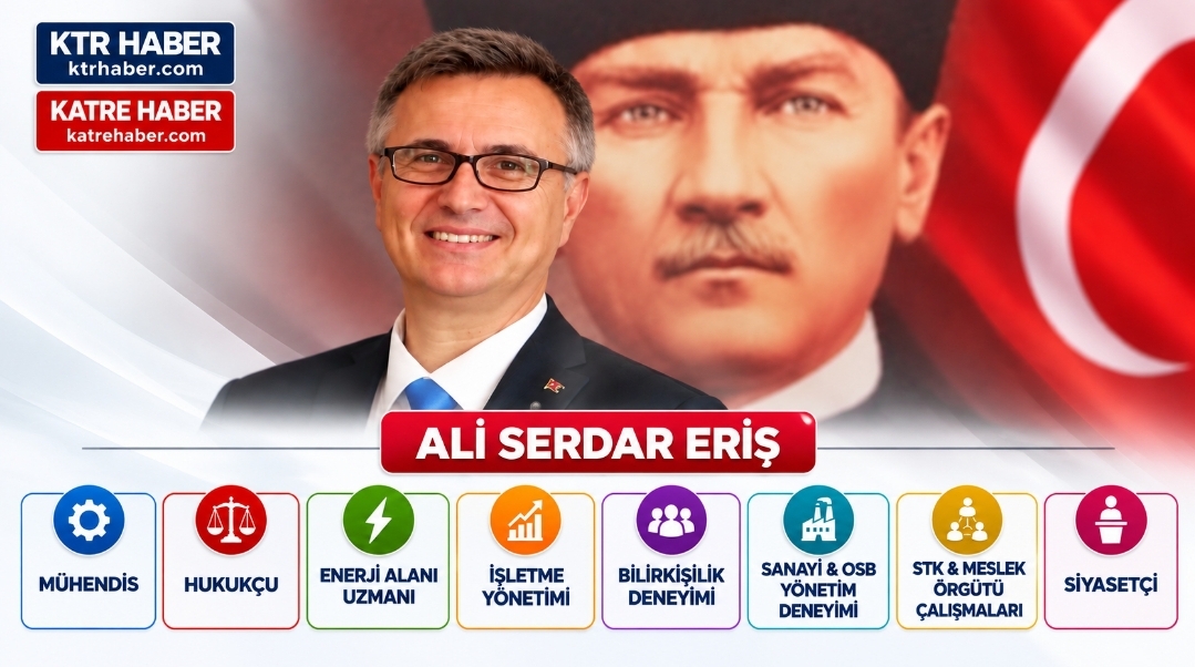 ALİ SERDAR ERİŞ; MÜHENDİS • HUKUKÇU • ENERJİ ALANI UZMANI • İŞLETME YÖNETİMİ • BİLİRKİŞİLİK DENEYİMİ • SANAYİ & OSB YÖNETİM DENEYİMİ • STK & MESLEK ÖRGÜTÜ ÇALIŞMALARI • SİYASETÇİ